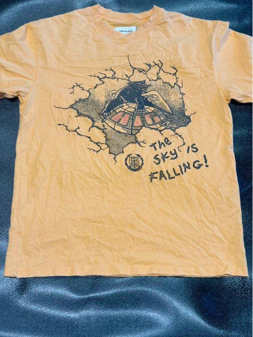 Honor The Gift The Sky Is Falling Graphic T-Shirt Size Small 1288